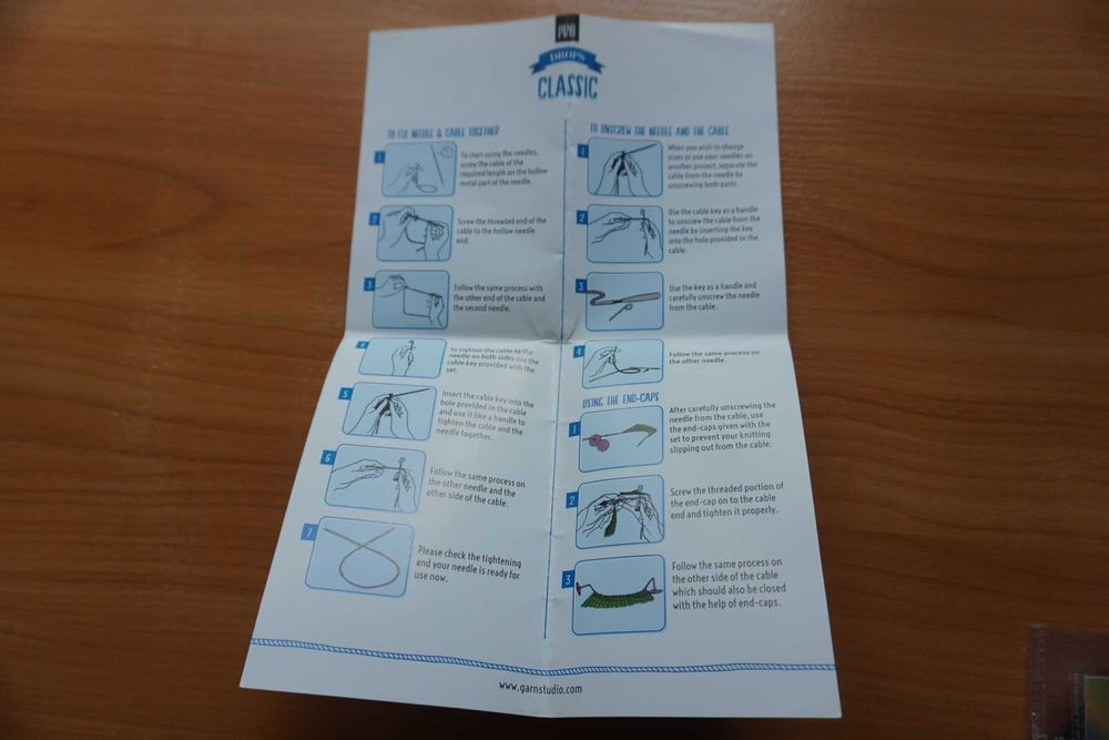 Набор круговых спиц Drops Classic, спицы для вязания