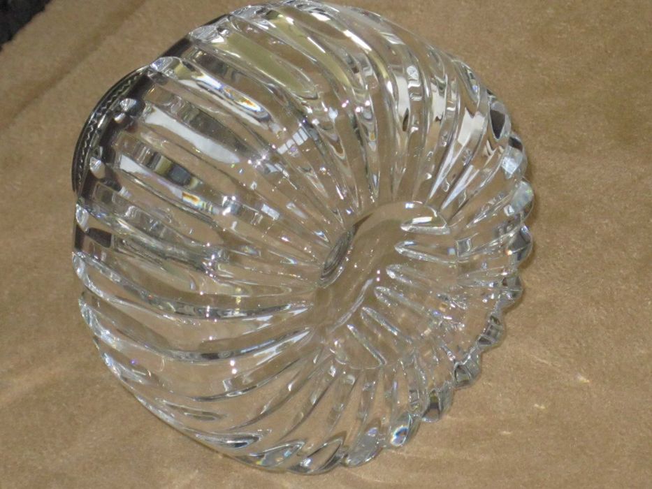 Frasco Cristal ATLANTIS C/Prata Maciça de Lei 925``mil. Contrastada