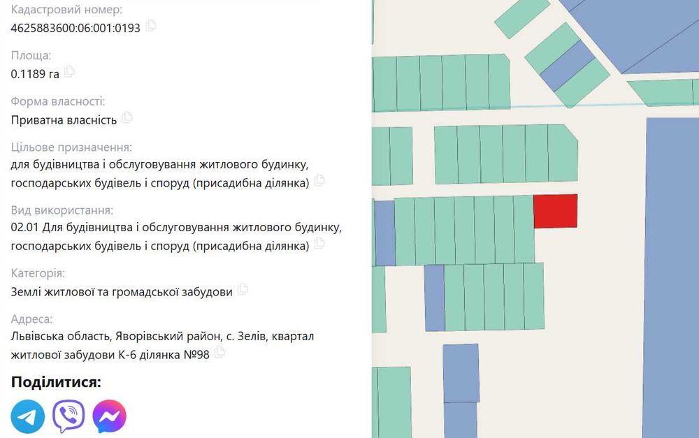 Продаж земельної ділянки під забудову | с. Зелів | 11.89 соток