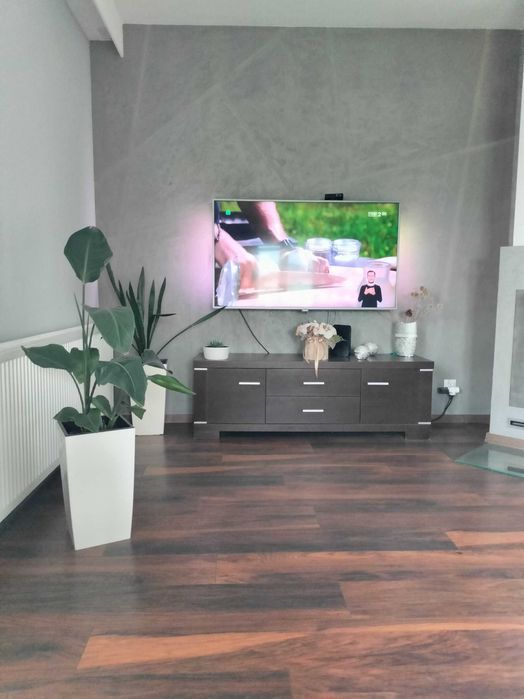 Zestaw mebli okleina naturalna RTV witryna stolik