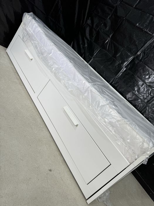 Łóżko Ikea Brimnes Stan Idealny Nowe Materace