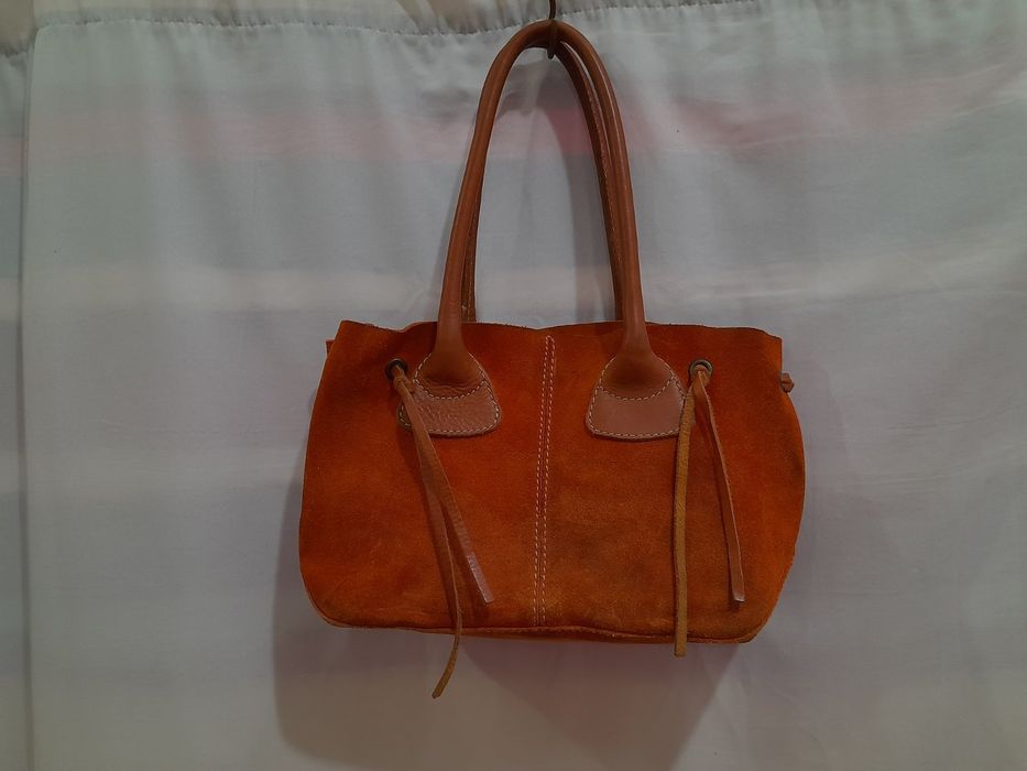 Coccinelle замшевая кожаная сумка в руку