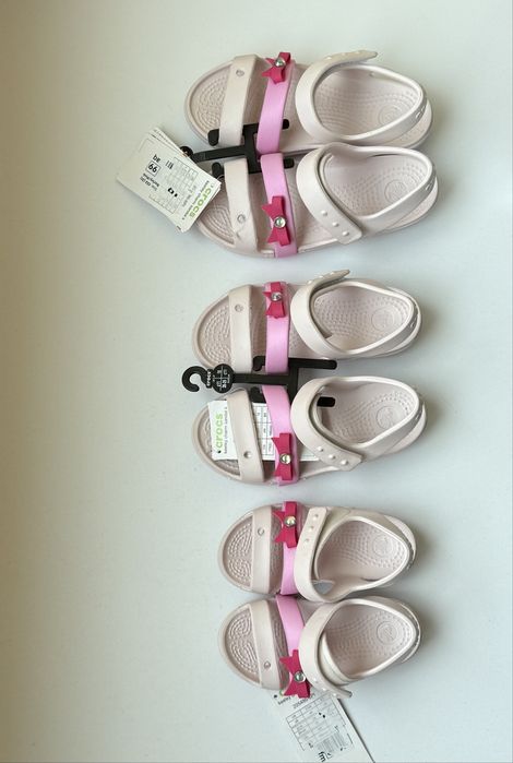 Crocs keeley charm sandal barely pink C8/11/13