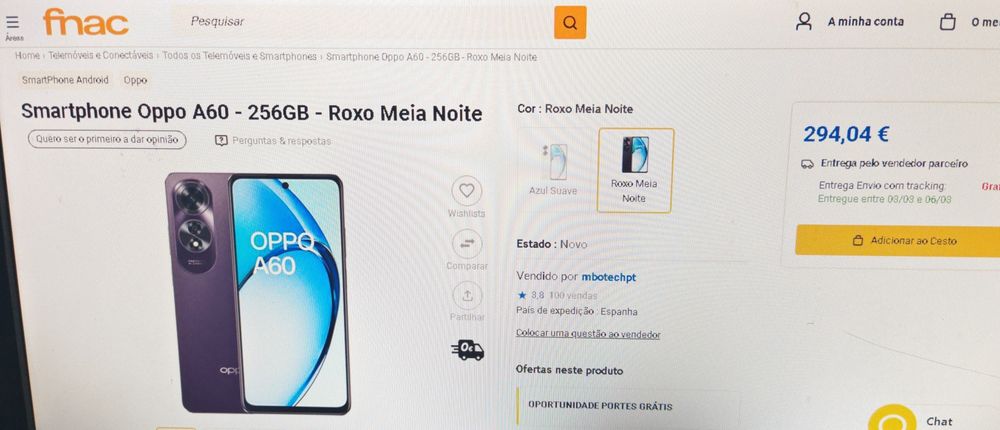 OPPO A60 8gb Ram 256gb Rom