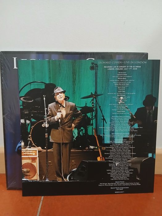 LP Triplo (12") Leonard Cohen - Live in London - NOVO