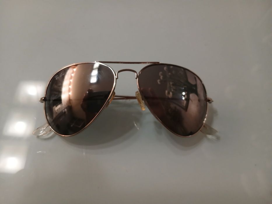 Okulary lustrzanki uniseks Ray Ban używane , cena 149 zł .