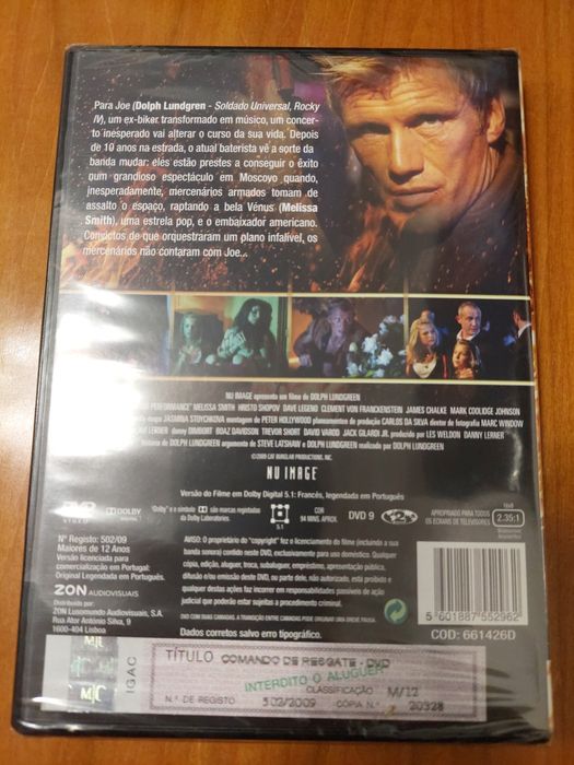 Dvd - Comando de Resgate novo selado