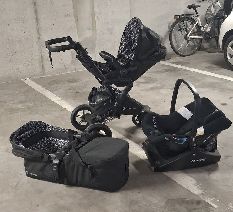 Wózek 3w1 Concord Neo - składana gondola, lekka "łupina"