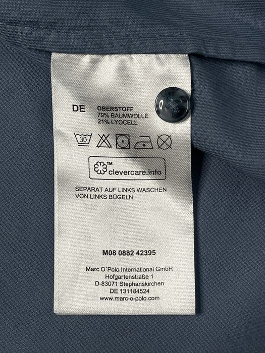 Marc O'Polo koszula damska, niebieska, bawełna,44