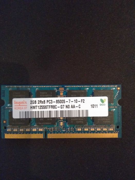 Memória RAM - 2GB 2Rx8 PC3-8500S-7-10-F2 (bom estado)64730285277442120