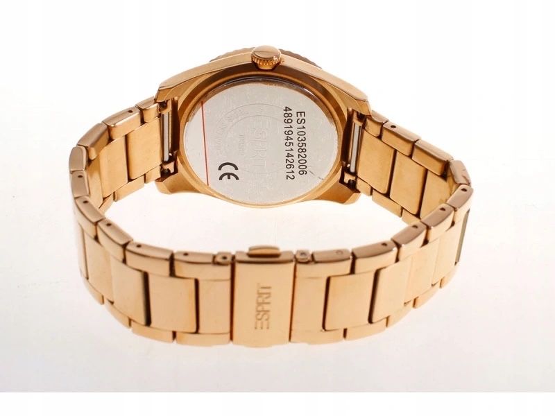 Elegancki zegarek damski złoty Esprit Gold