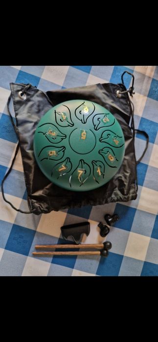 Tambor de Língua de Aço,  6 polegadas. Novo