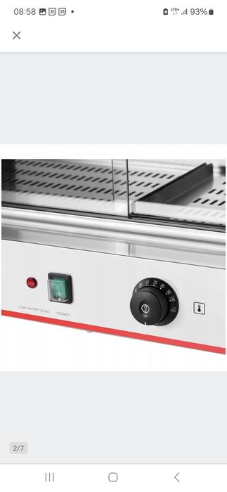 Podgrzewacz Do HOT DOGÓW - 300 PARÓWEK / 100 BUŁEK