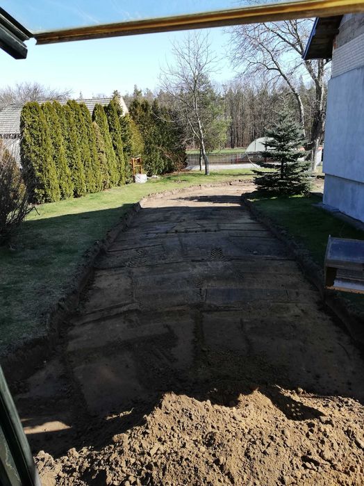 Usługi koparko-ładowarką