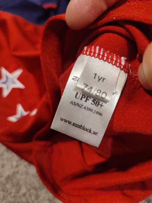Podkoszulek do pływania dla maluszka 74/80