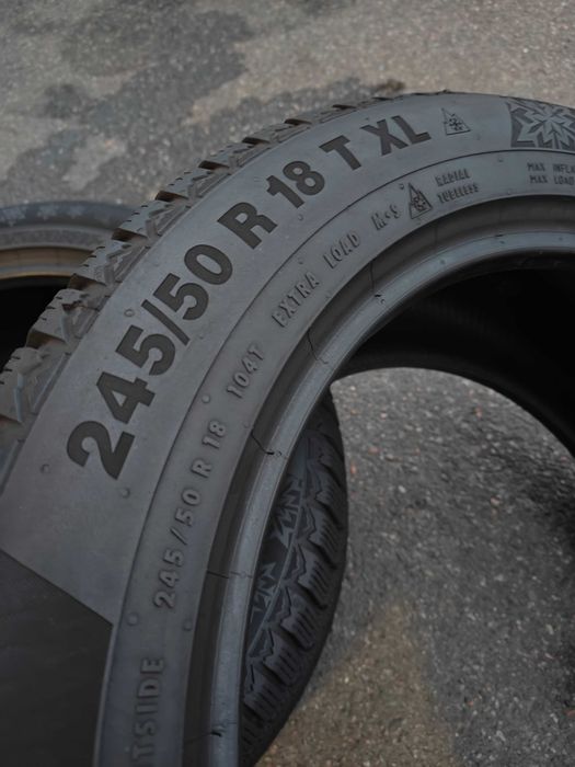 2шт R18 245 50 шини зимові Continental ContiViking Contact 6 Німеччина