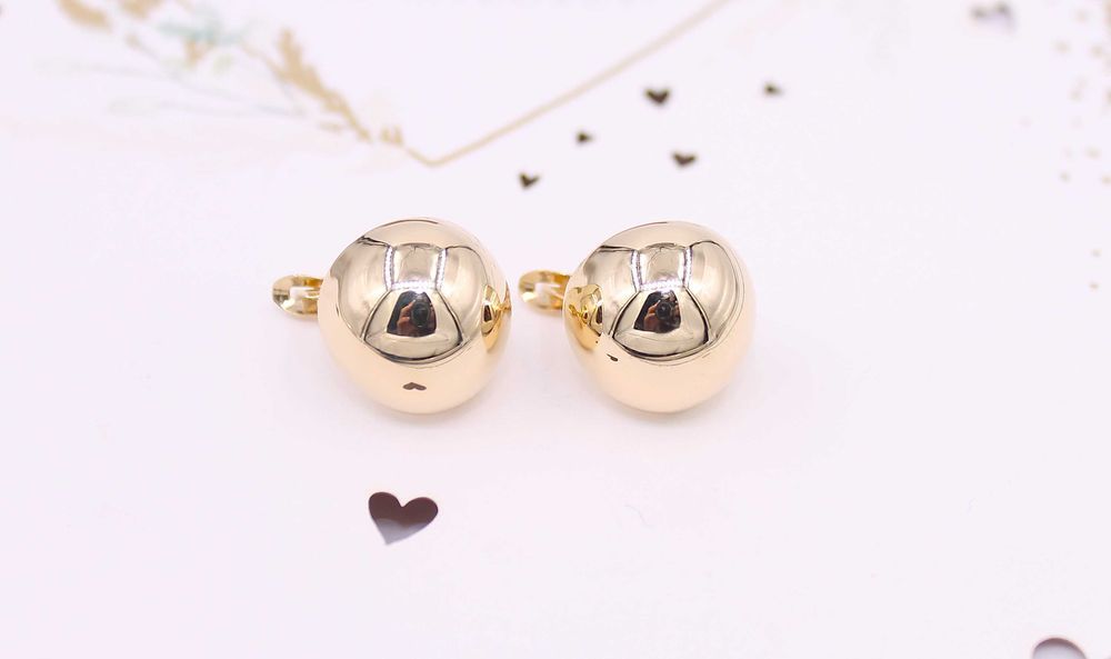 Złote kolczyki p.585/3,35g