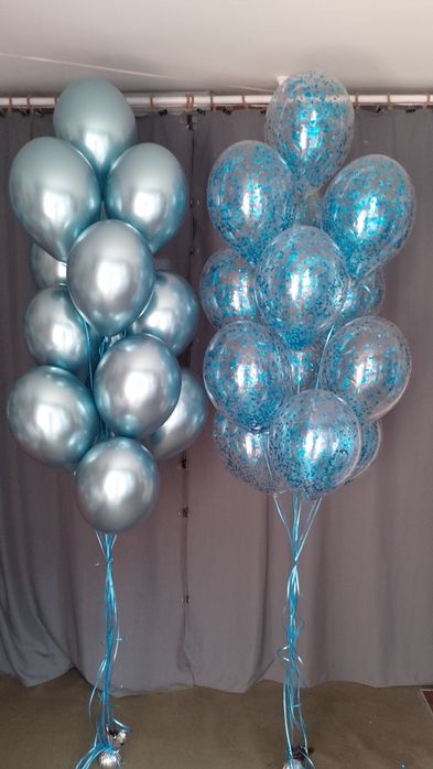 Надув кульок гелієм