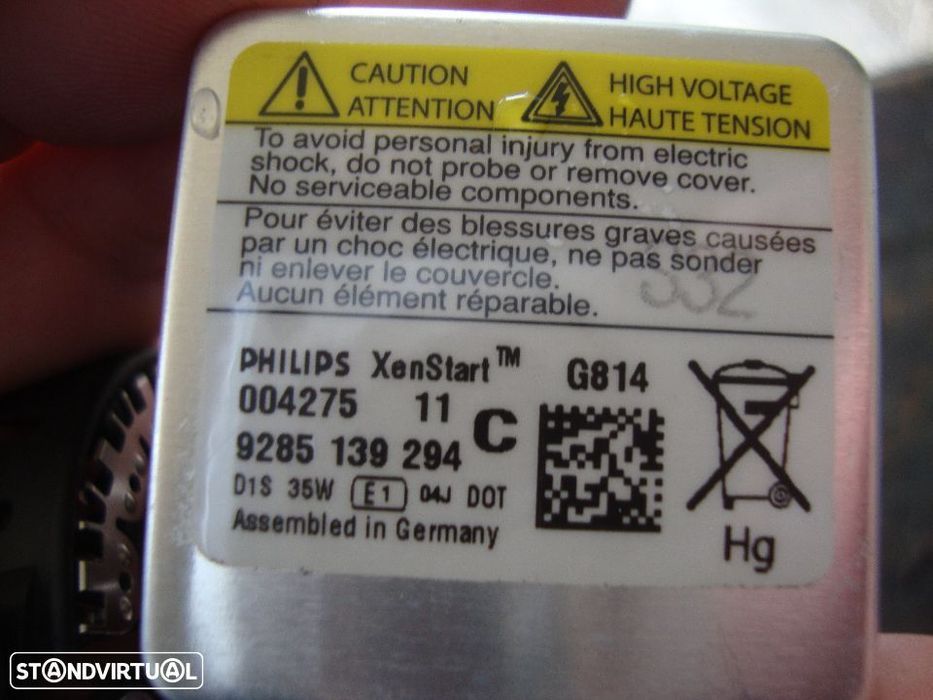 Lampadas originais usadas D1S Osram ou Phillips - BMW/MERCEDES/etc