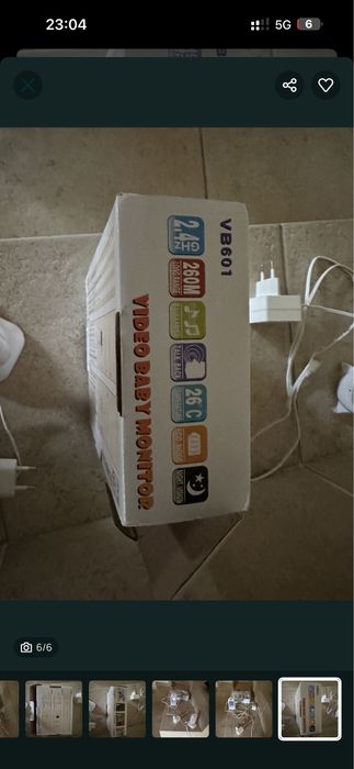 Câmera de vigilância de bebé nova