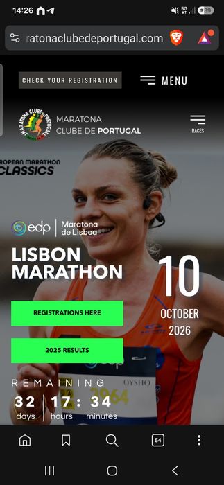 Dorsal Maratona de Lisboa