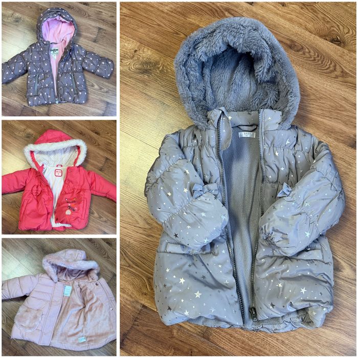 Дитячі куртки, кофти, комбінезони