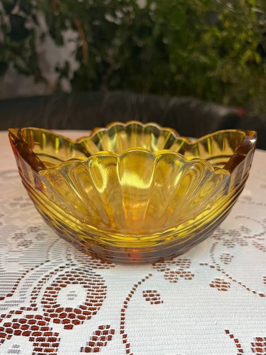 Цукерниця | конфетница | гутне скло | гутное стекло