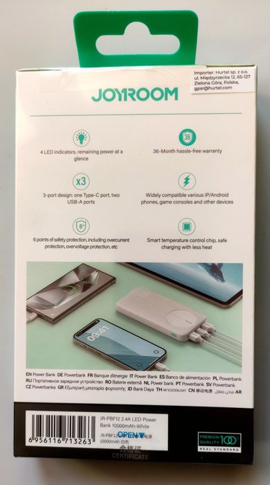 Power bank 10 000 mAh Joyroom