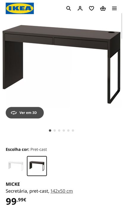 Secretaria ikea bom estado
