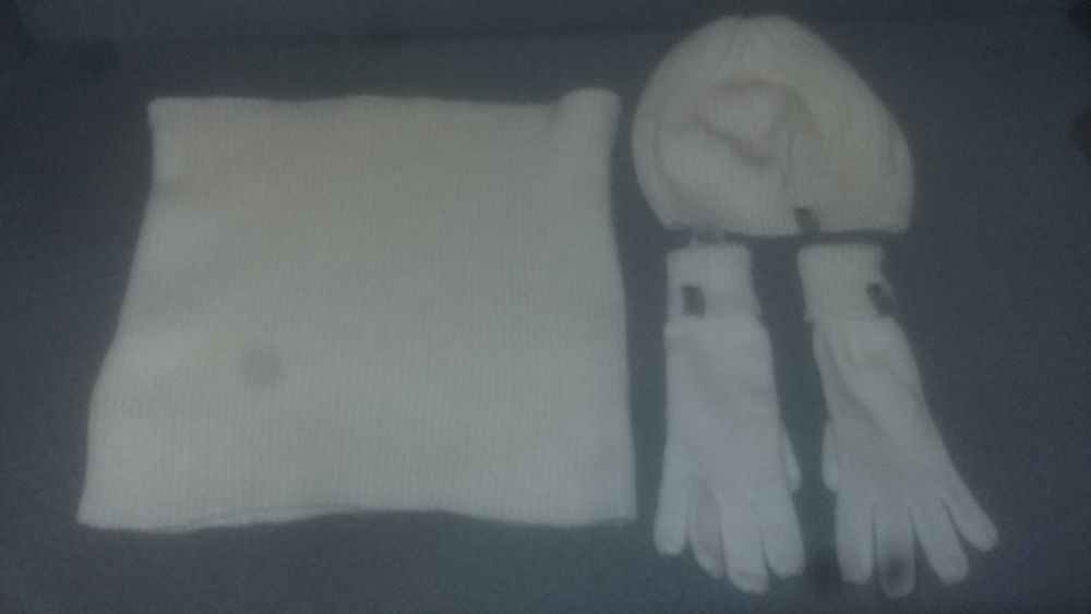 Kpl. komin, czapka i rękawiczki