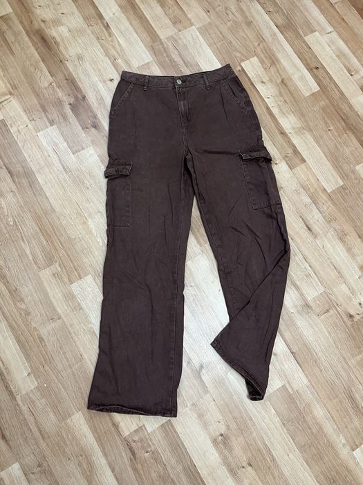 Spodnie szerokie cargo damskie M/L