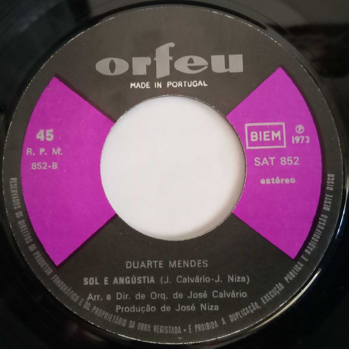 Duarte Mendes	- - - - -	 O Lago (Lac Majeur)	- - - - -	Single