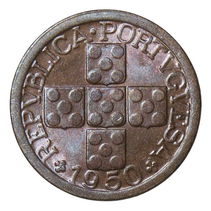 Portugal - X Centavos 1950 . Quase Soberba