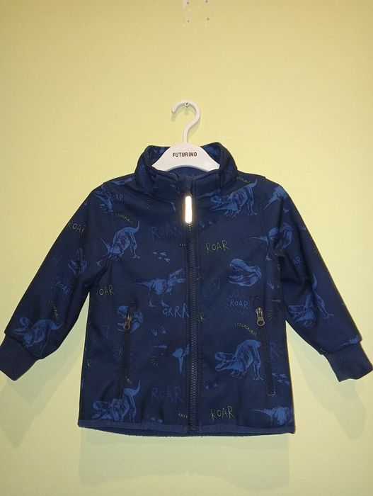 Продам курточку вітрівку динозавр softshell h&m