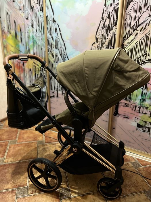 Коляска Cybex Priam 3в1 дитячій візок повний комплект