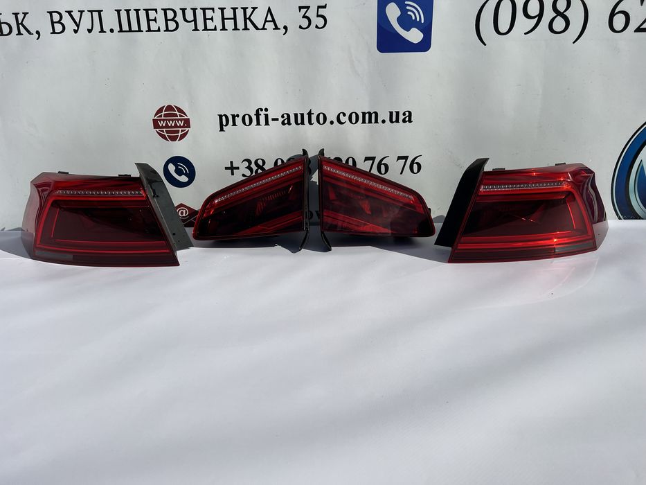 Volkswagen Passat B8 комплект стопів LED седан