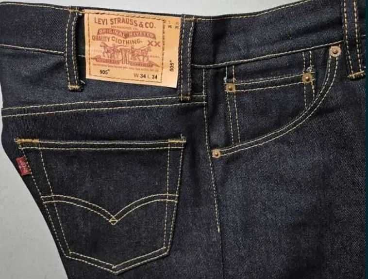 Продаю джинсы Levis W34L34 из темносинего  RIGED denim 14,5OZ