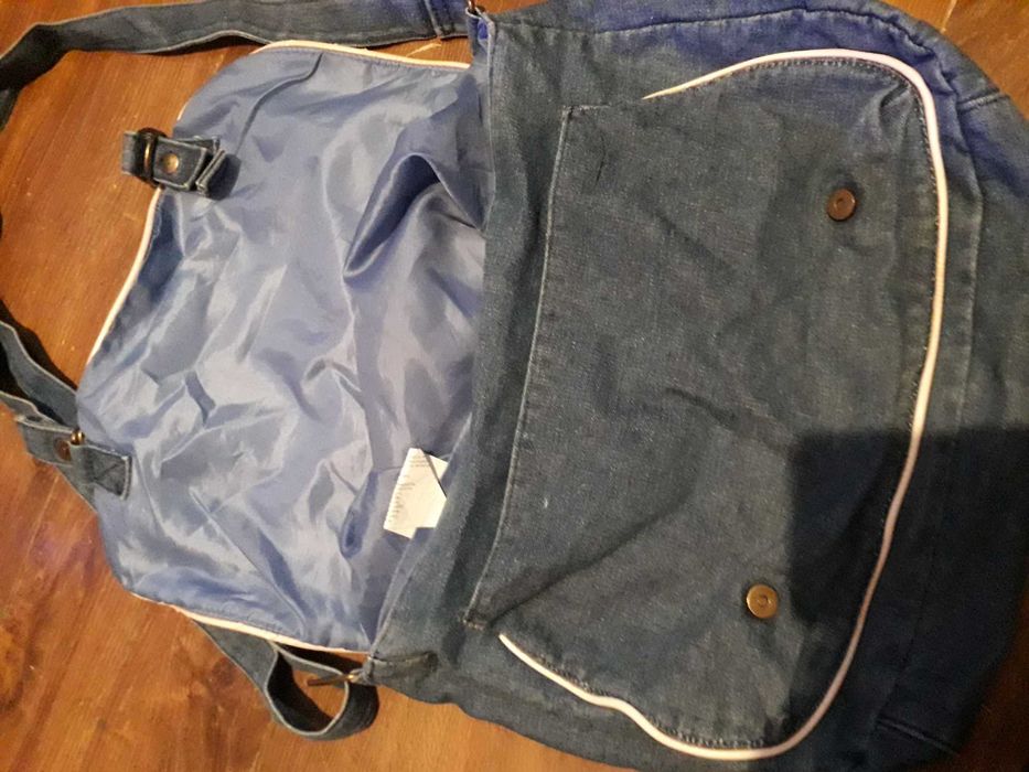 torebka na pasku dżinsowa