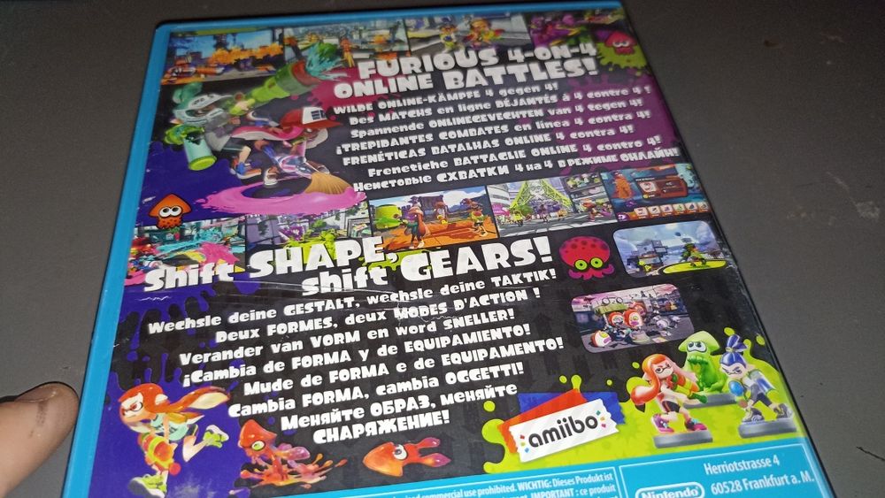 Splatoon Nintendo Wii U bez rys możliwa zamiana SKLEP