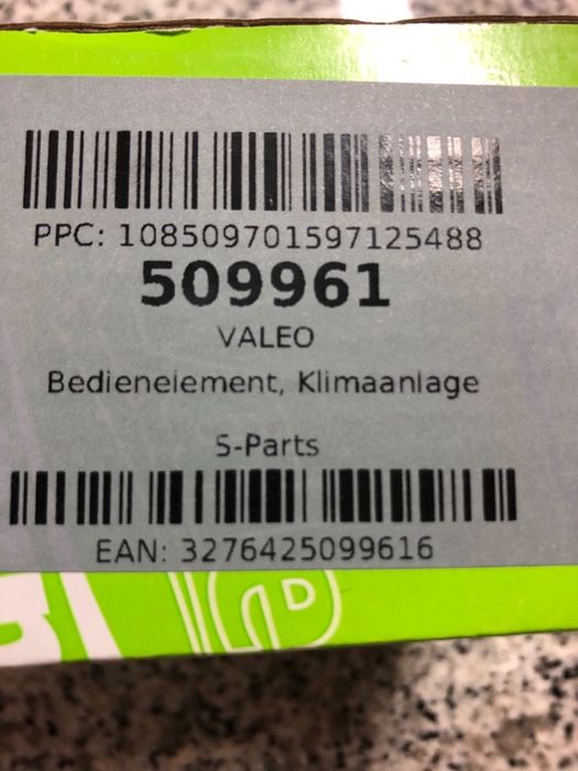 Valeo -Elemento de comando ar Condicionado! Renault Megane III