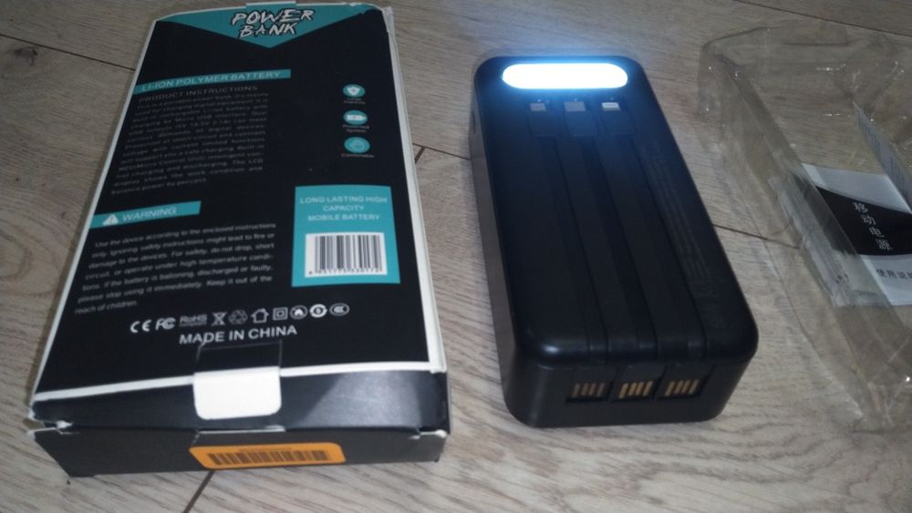Amazon! Power Bank Caal Quick Charge 50000mAh 66W (зарядное устройство
