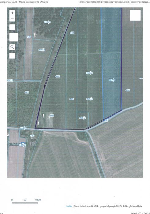 sprzedam grunt rolny, ziemia rolna ,14,78 ha  w Chróstniku gmina Lubin