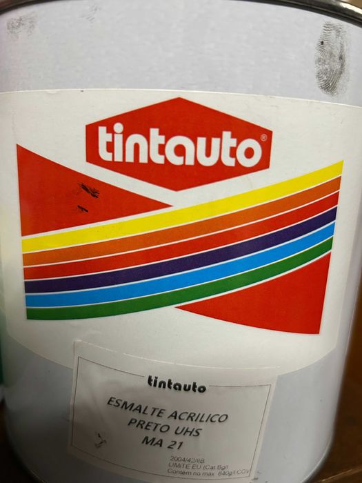 Tinta Auto + endurecedora
