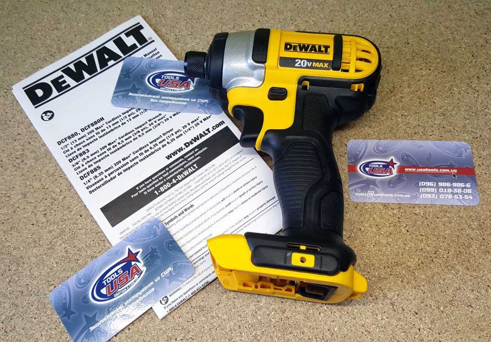 Імпульсний шурупокрут 18/20В Li DeWALT DCF885B (каркас)