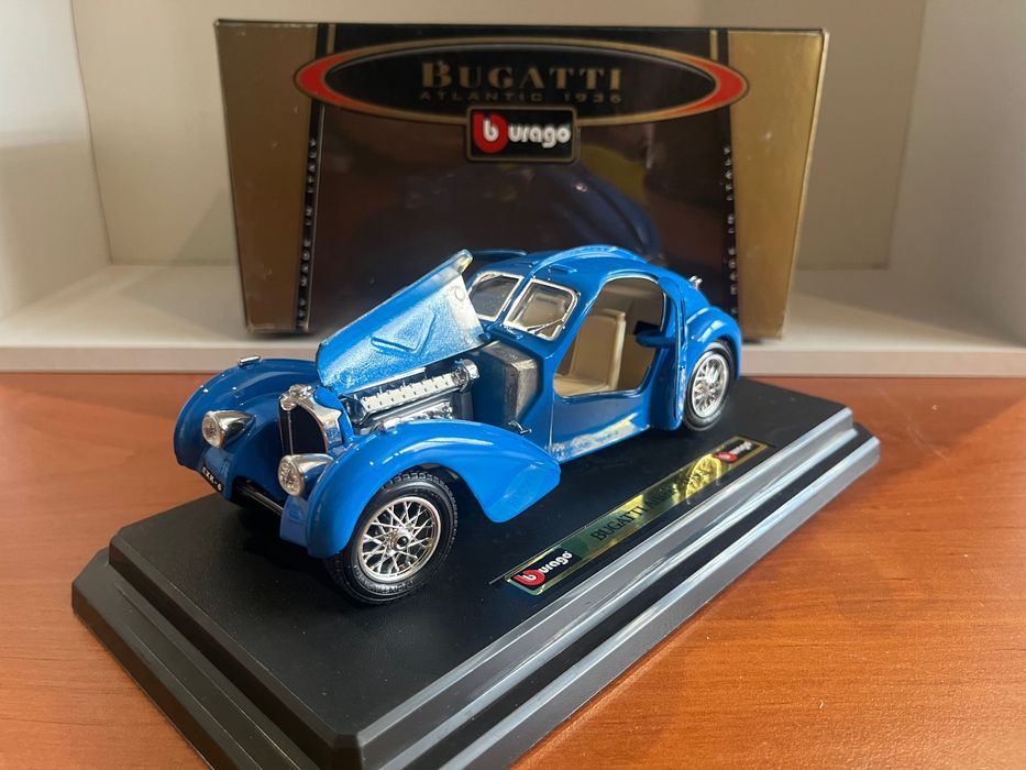 Burago 1:24 Bugatti Atlantic z pudełkiem kolekcjonerski