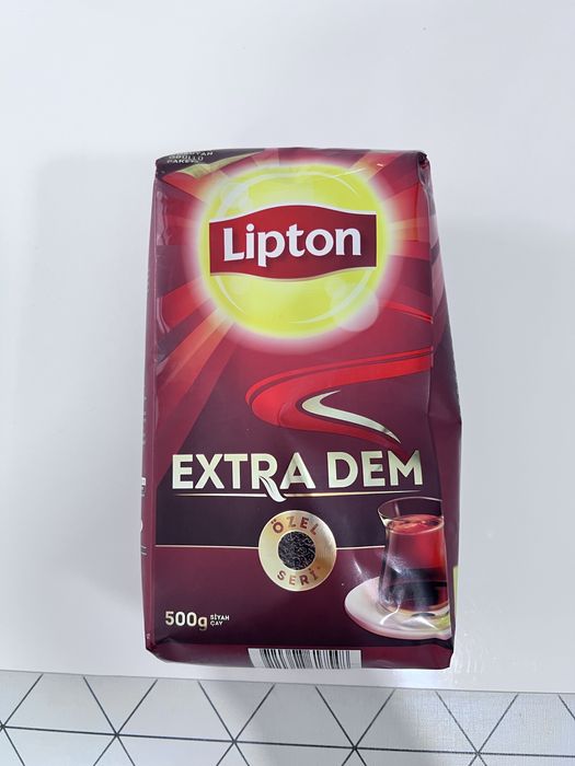 Чай Lipton 500 грамм турецкий чай Extra Dem чёрный чай Турция