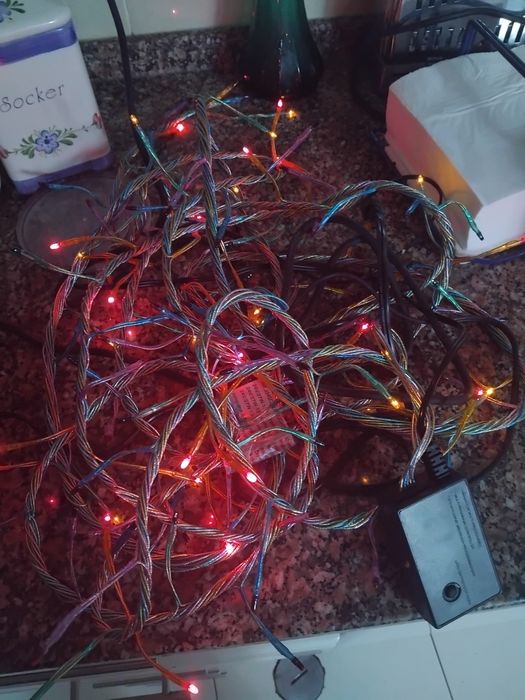 Luzes de natal (tomada Portuguesa)