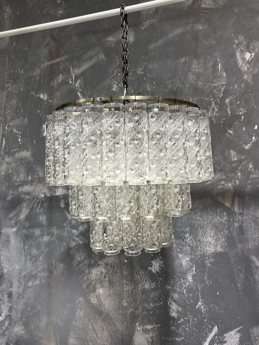 Duży krysztalowy Zyrandol kaskadowy