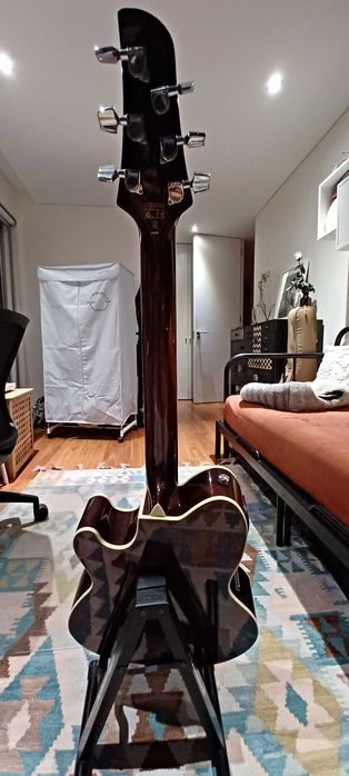 Guitarra Eletrica Ibanez SA260FM Amber + Guitarra Ibanez TCM50VBS