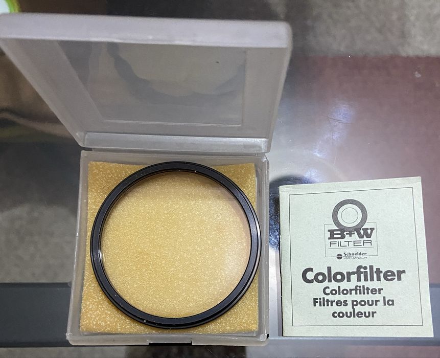 Filtro de cor para maquina fotografica